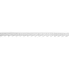 12mm Nylon Lace Trim White