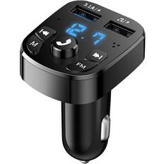 FM Transmitters LimbO Bluetooth 5.0 FM Transmitter MP3 Modulator Player