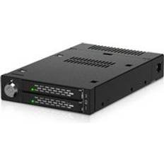 Icy Dock ToughArmor 2 Bay M.2 NVMe SSD Mobile Rack For External 3.5 in B