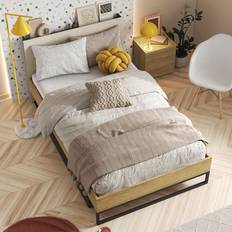 Jugendzimmer Set Teen Flex IX Kinderzimmer Industriel Bett Mit Nachttisch