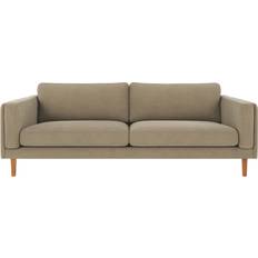 Möbler Rowico Home Braden Med Ekben Tyg Rita Mörkbeige 3-Sitssoffa Soffa
