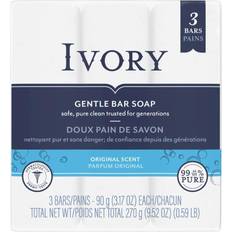 Ivory Gentle Bar Soap Personal Bar Pack of 3