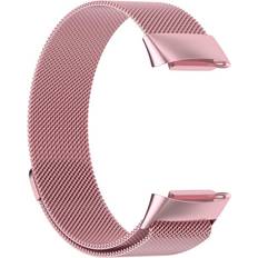 Vaorlo Milanese Wristband Strap For Fitbit Charge 5 6 Stainless Steel Bracelet Watchband