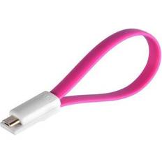 STK Micro USB Magnetic Data Cable Pink