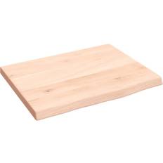 vidaXL Bänkskiva För Badrum 40 x 30 x 2 cm Obehandlat Massivt Trä
