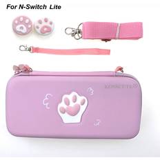 Gaming Accessories Maxpower Pink Cat Paw Bag for Nintendos NS Lite
