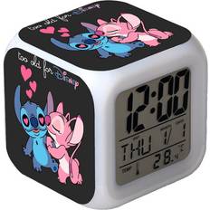 Lilo & Stitch Alarm Clock Led Style A57 Night Light