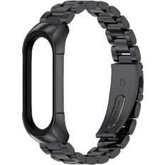Wearables Dsport Metal Stainless Steel Three Bead Replacement Strap For Xiaomi Mi Band 6 5 4 3