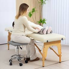 Seating Stools on sale Homcom Pu Leather Rolling Grey Seating Stool