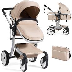 Casart Foldable 2 in 1 Baby Stroller Convertible Pushchair