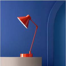 Habitat 60 Bobby 52cm Metal Looks - Red Table Lamp