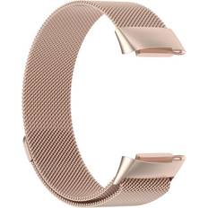 Vaorlo Milanese Wristband Strap For Fitbit Charge 5 6 Stainless Steel Bracelet Watchband