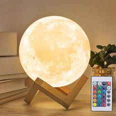 Mydethun Månlampa 15 cm Med 148 Kombinationslägen Bordslampa