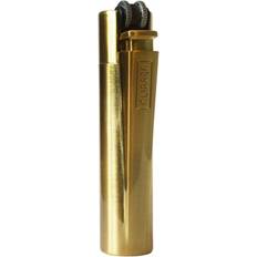 Lighters Clipper Metal Gift Lighter Brushed Gold