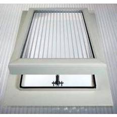 Roof Equipment Storm Brown, White Roof Vent for 16mmm Polycarbonate Sheet