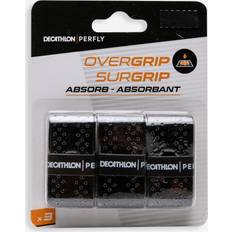 Badminton Quickdry Overgrip X 3 Black