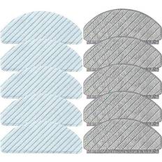 Vacuum Cleaner Accessories Guitar Bridge & Bridge Parts 10pcs Wiping Mop Cloth Pads For Deebot Ozmo T10/T10 Plus Robot Vacuum Cleaner