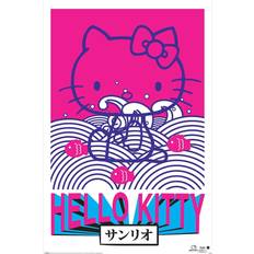 Pink Posters Hello Kitty Tokyo Rebel Poster