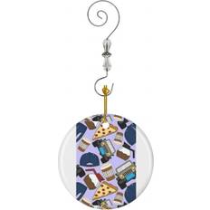 Brown Christmas Tree Ornaments Famgem Lukes Coffee Pizza Lorelai Car Diner Pack 9550 Christmas Tree Ornament