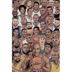 Brown Posters Pyramid International Legends Basketball's Greatest Poster