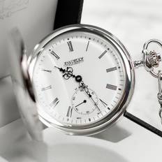 Half Hunter Solid Silver Pocket Watch