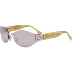 Solglasögon Fendi Retro Lila Spegelsolglasögon Unisex