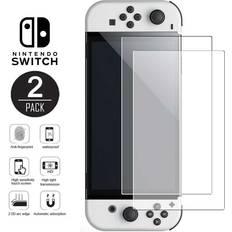 Pelialustarrautatarrat Megabilligt Nintendo Switch OLED Täyskannet Näytönsuojat