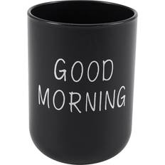 Black Toothbrush Holders Maxpower Round Washing Toothbrush Toothpaste Holder