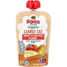 Holle Organic Fruit & Veggie Puree Carrot Cat 3.5 oz