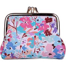 Julia Triple Frame Womens RFID Blocking Wallet - Blue