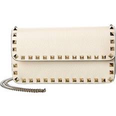 Valentino Grainy Leather Wallet On Chain