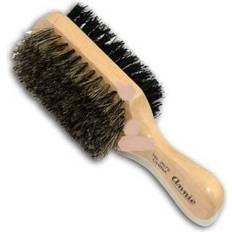 Hard & Soft Double Club Brush with Natural Boar Bristle #7714 - Brown
