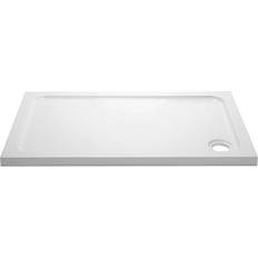Pearl Rectangular Shower Tray 1700x900mm White Acrylic Stone Resin