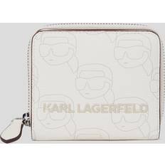 Ikon Monogram Medium Wallet - Off White