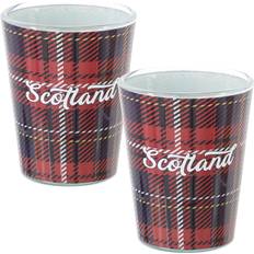Set of 2 Double Glasses 50ml Scottish Designs