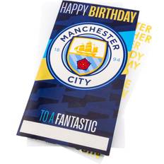 Blue Cards & Invitations Manchester City FC Personalised Birthday Card