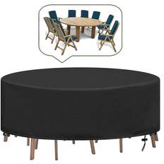 FitVille Round Garden Table Coverv 227 x 100 cm