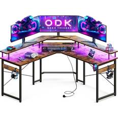 ODK Gaming Desk with LED Lights