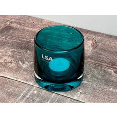 Turquoise Candle Holders LSA International Turquoise Tea Light Candle Holder