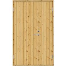 Swedoor Dobbelt Udhusdør Ubehandlet 1278 197,8 cm Yderdør (x)