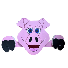 Spactz Pig Fence Peep Yard Art Decoration