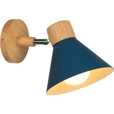 Blue Wall Lights STOEX Retro Indoor Metal Wall Lamp E27 Vintage Wall Sconce Wall light