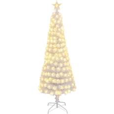 Costway 5 Ft Artificial Xmas Pencil Tree with 248 Branch Tips Christmas Tree