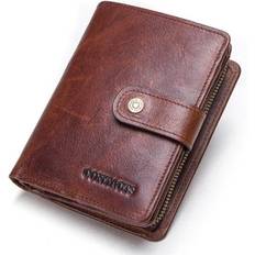 Contacts Genuine Leather Wallet For Men - Brown