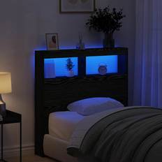 Headboards vidaXL Cabinet with LED 100 x 17 x 102 cm Headboard