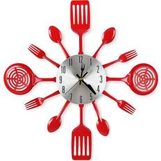 Maxpower 16 Inch Large Kitchen Clocks with Spoons and Forks Wall Clock