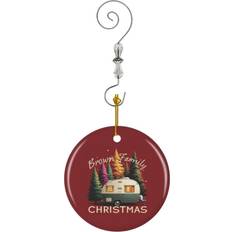 Famgem Personalized Brown Family Camper Outdoor Christmas Trees 530 Christmas Tree Ornament