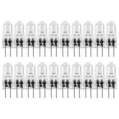 SEM 20 Pcs G4 Halogen Bulbs 20W 12V