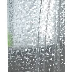 Bathroom Accessories Maxpower Transparent Pattern Lightweight Plastic Bathroom Shower Curtain