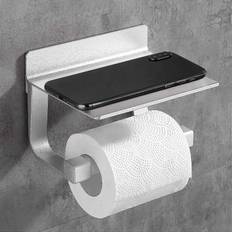 Bathroom Accessories FitVille Toilet Roll Holder Aluminum Tissue One Size